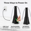 Portable Reflective Fly Repellent Fan with Soft-Stop Blades by LJGDeals