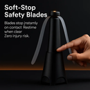 Portable Reflective Fly Repellent Fan with Soft-Stop Blades by LJGDeals