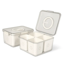 Airtight Fruit Storage Containers - 4-Compartment by LJGDeals