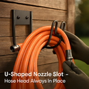 Garden Hose Holder - Heavy Duty Stainless Steel Wall Mount by LJGDeals
