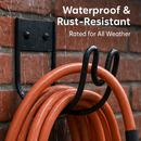 Garden Hose Holder - Heavy Duty Stainless Steel Wall Mount by LJGDeals