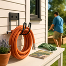 Garden Hose Holder - Heavy Duty Stainless Steel Wall Mount by LJGDeals