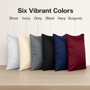 Silky Satin King Pillowcase Set for Luxurious Sleep by LJGDeals