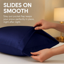 Silky Satin King Pillowcase Set for Luxurious Sleep by LJGDeals