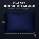 Silky Satin King Pillowcase Set for Luxurious Sleep by LJGDeals