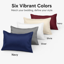 Silky Satin King Pillowcase Set for Luxurious Sleep by LJGDeals
