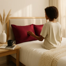 Silky Satin King Pillowcase Set for Luxurious Sleep by LJGDeals