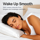 Silky Satin King Pillowcase Set for Luxurious Sleep by LJGDeals