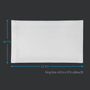 Silky Satin King Pillowcase Set for Luxurious Sleep by LJGDeals