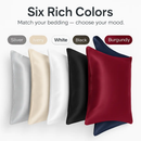 Silky Satin King Pillowcase Set for Luxurious Sleep by LJGDeals