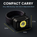 Rechargeable Motion Sensor Headlamp with 6 Light Modes by LJGDeals