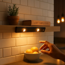 Rechargeable Cabinet Light with Motion Sensor - Silver by LJGDeals