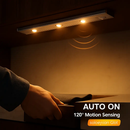 Rechargeable Cabinet Light with Motion Sensor - Silver by LJGDeals