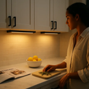 Rechargeable Cabinet Light with Motion Sensor - Silver by LJGDeals