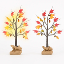 Artificial Lighted Maple Tree with 24 Warm White LEDs by LJGDeals