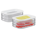 Deli Meat Container with Lid, Stackable Fridge Organizer by LJGDeals