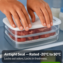 Deli Meat Container with Lid, Stackable Fridge Organizer by LJGDeals