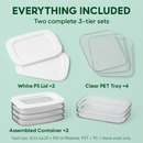 Deli Meat Container with Lid, Stackable Fridge Organizer by LJGDeals