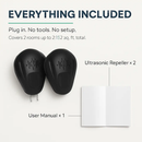 2 Pack Pest Control Device for Mosquitoes Cockroaches Rats Plug In Ultrasonic Insect Repellent Indoor for Bedroom Garage Warehouse Office by LJGDeals
