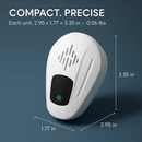 2 Pack Pest Control Device for Mosquitoes Cockroaches Rats Plug In Ultrasonic Insect Repellent Indoor for Bedroom Garage Warehouse Office by LJGDeals