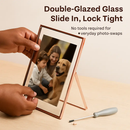 Rose Gold Metal Picture Frame, 2-Pack Set by LJGDeals
