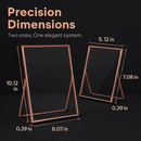 Rose Gold Metal Picture Frame, 2-Pack Set by LJGDeals