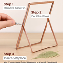 Rose Gold Metal Picture Frame, 2-Pack Set by LJGDeals