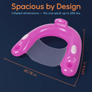 Inflatable Pool Chair 2-Pack Lounger with Cup Holders by LJGDeals