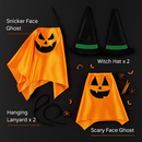 Hanging Ghosts with Wizard Hat - 2 Pack Halloween Decor by LJGDeals