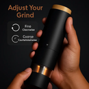 Electric Salt and Pepper Grinder Set with One-Hand Operation by LJGDeals