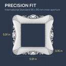 Decorative Switch Cover - 2 Pack White Wall Plate Protector by LJGDeals