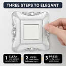 Decorative Switch Cover - 2 Pack White Wall Plate Protector by LJGDeals