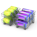 Adjustable Soda Can Organizers, 2-Tier, 12-Pcs by LJGDeals