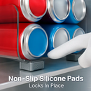 Adjustable Soda Can Organizers, 2-Tier, 12-Pcs by LJGDeals