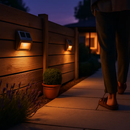 Solar LED Wall Light for Outdoor Steps Weatherproof by LJGDeals