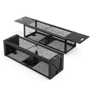 2Pack 15.35x4.72x3.94in 2-Door Humane Live Rat Trap Galvanized Iron Rodent Trap Cage Reusable for Home Garden Farm Warehouse by LJGDeals