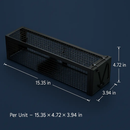2Pack 15.35x4.72x3.94in 2-Door Humane Live Rat Trap Galvanized Iron Rodent Trap Cage Reusable for Home Garden Farm Warehouse by LJGDeals