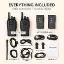 Walkie Talkies for Short-Range Communication by LJGDeals