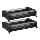 Under Bed Storage Containers with Lockable Wheels by LJGDeals