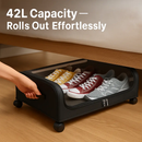 Under Bed Storage Containers with Lockable Wheels by LJGDeals