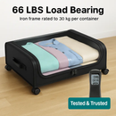 Under Bed Storage Containers with Lockable Wheels by LJGDeals