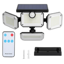 Solar Powered Wall Light with Motion Sensor and 4 Heads by LJGDeals