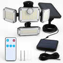 Solar Powered Wall Light with Motion Sensor and 4 Heads by LJGDeals