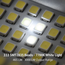 Solar Powered Wall Light with Motion Sensor and 4 Heads by LJGDeals