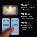 Solar Powered Wall Light with Motion Sensor and 4 Heads by LJGDeals