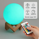 Moon Lamp Night Light with RGB Color Glow by LJGDeals