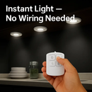 Cordless Closet Lamp with Remote Night Light by LJGDeals