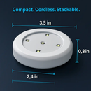 Cordless Closet Lamp with Remote Night Light by LJGDeals