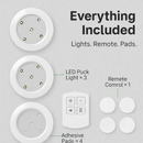 Cordless Closet Lamp with Remote Night Light by LJGDeals