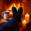 Men's Warm Wool Socks – Soft, Thermal Comfort (3 Pairs) by LJGDeals